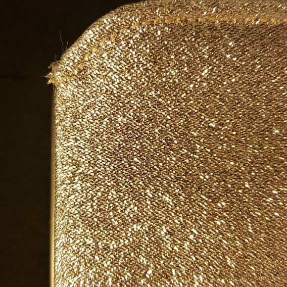 Rulo Creations Gold Glitter Clutch Handbag Vintage - Picture 4 of 14